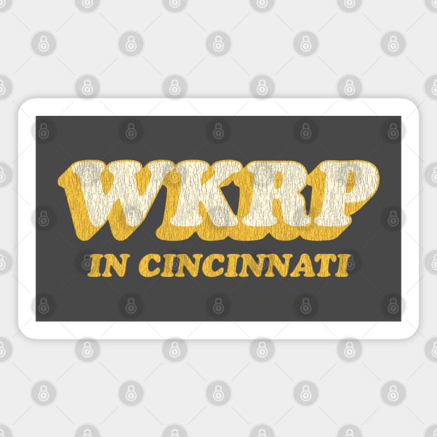 WKRP in Cincinnati Vintage Yellow Magnet by Sayang Anak